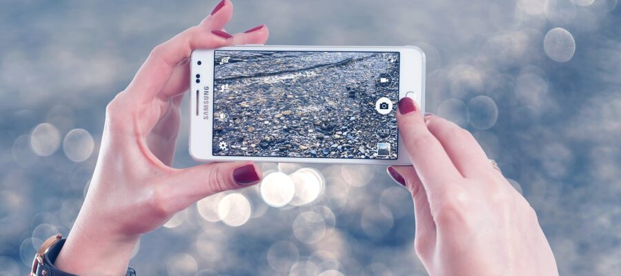 smartphone, photography, woman